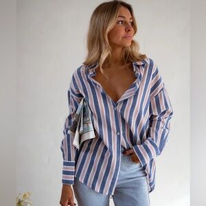 Blue Striped Sally Shirt